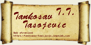 Tankosav Tasojević vizit kartica